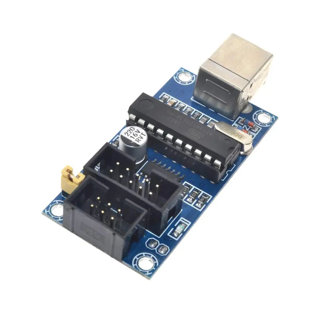 HiLetgo USBTiny AVR ISP Programmer 6/10 Pin | Bootloader for Arduino UNO & MEGA - view 2