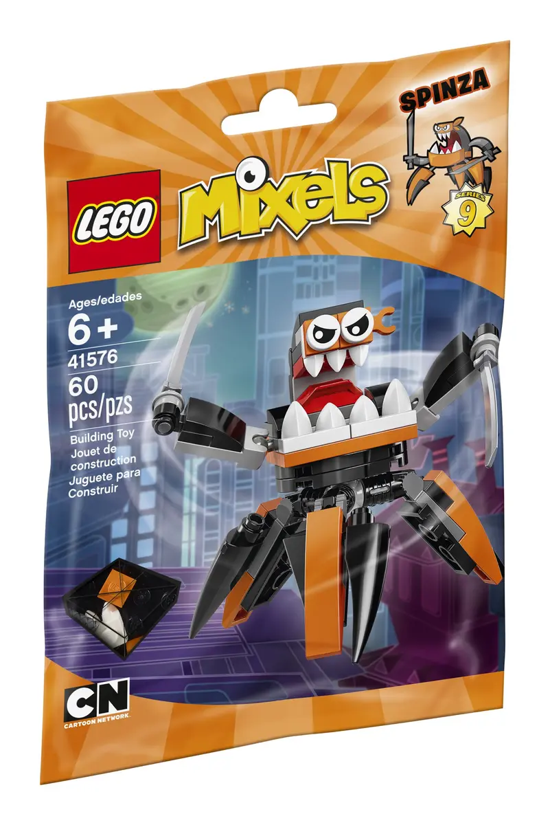 LEGO Mixels Spinza Building Kit 60 Piece | Creative Ninja Toy for Kids - main product image