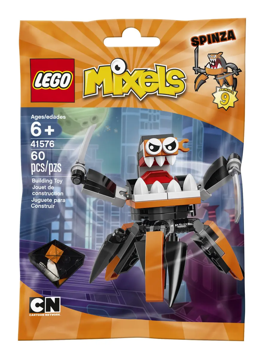 LEGO Mixels Spinza Building Kit 60 Piece | Creative Ninja Toy for Kids - view 3