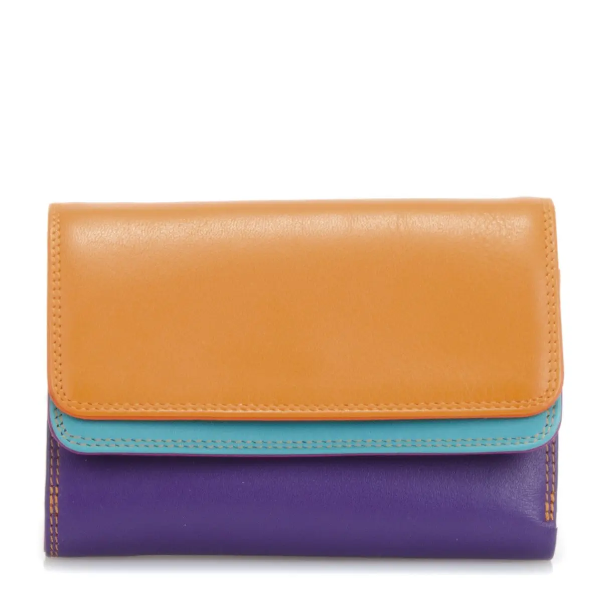 mywalit Double-Flap Wallet Leather Purse | 6 Credit Card Slots | ID Window, Coin Pockets & Pen | Copacabana | Stylish & Compact Accessory for Men & Women | Perfect for Daily Use - main product image