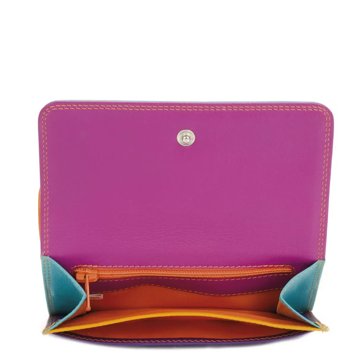 mywalit Double-Flap Wallet Leather Purse | 6 Credit Card Slots | ID Window, Coin Pockets & Pen | Copacabana | Stylish & Compact Accessory for Men & Women | Perfect for Daily Use - view 3