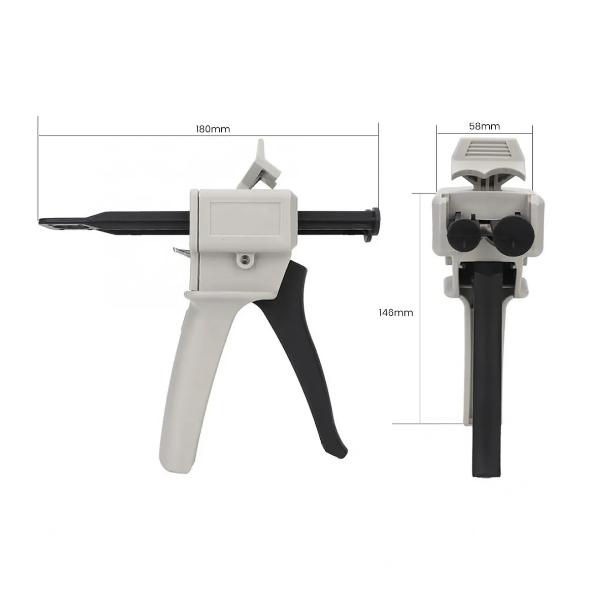 CNBTR 50ml AB Cartridge Dispenser | 1:1/1:2 Ratio Adhesive Mixing Tool - view 4