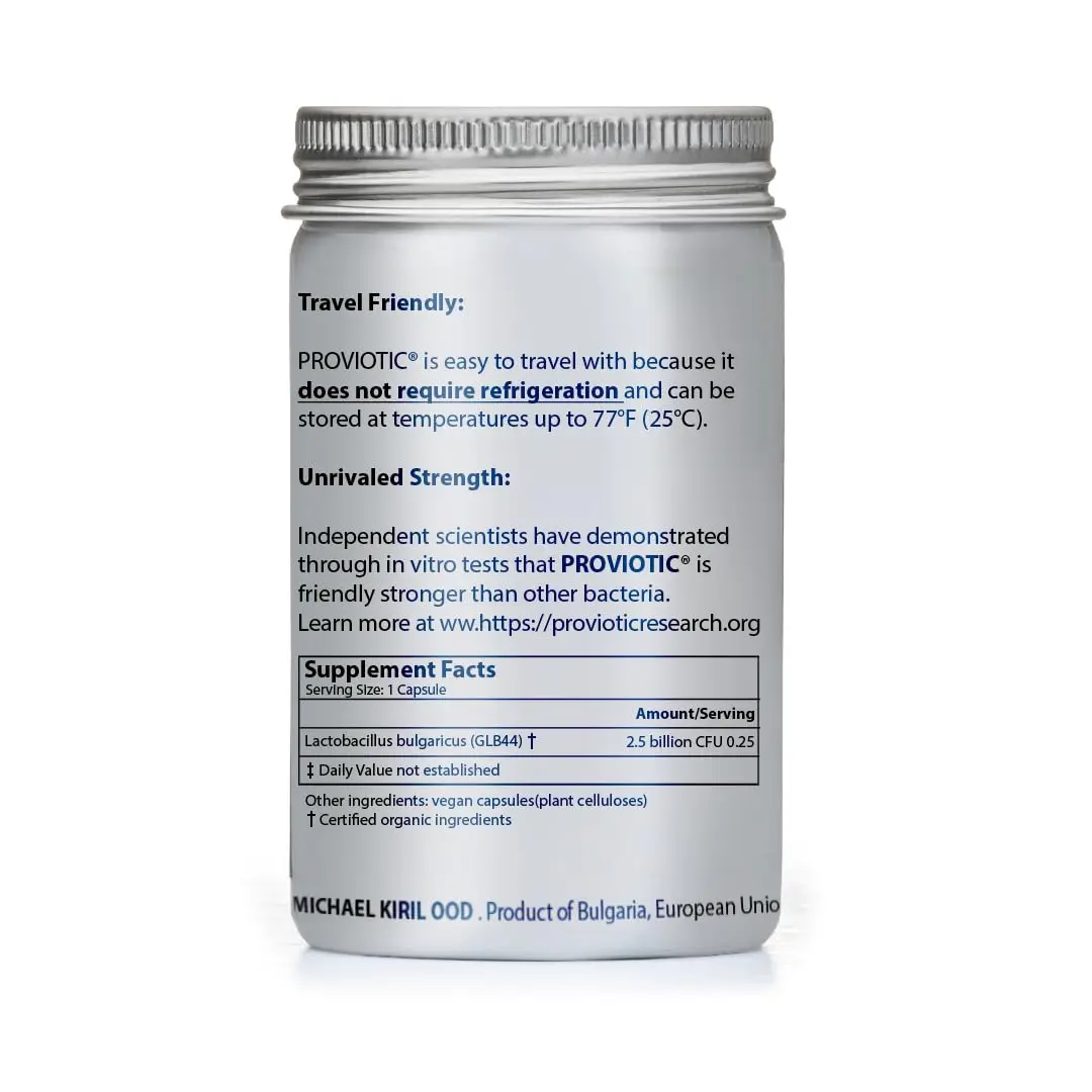 PROVIOTIC Vegan Probiotic Supplement 30 Count | Digestive & Immune Support in Vegan Capsule - view 2