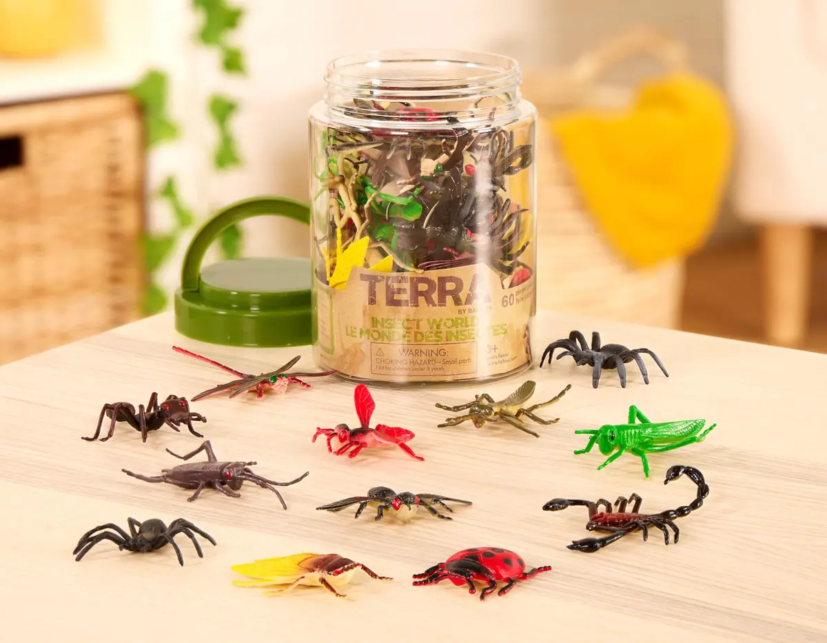 Terra by Battat Reptile Animal Tube 60pc Miniature Figures | Educational Toy for Kids 3+ - view 6