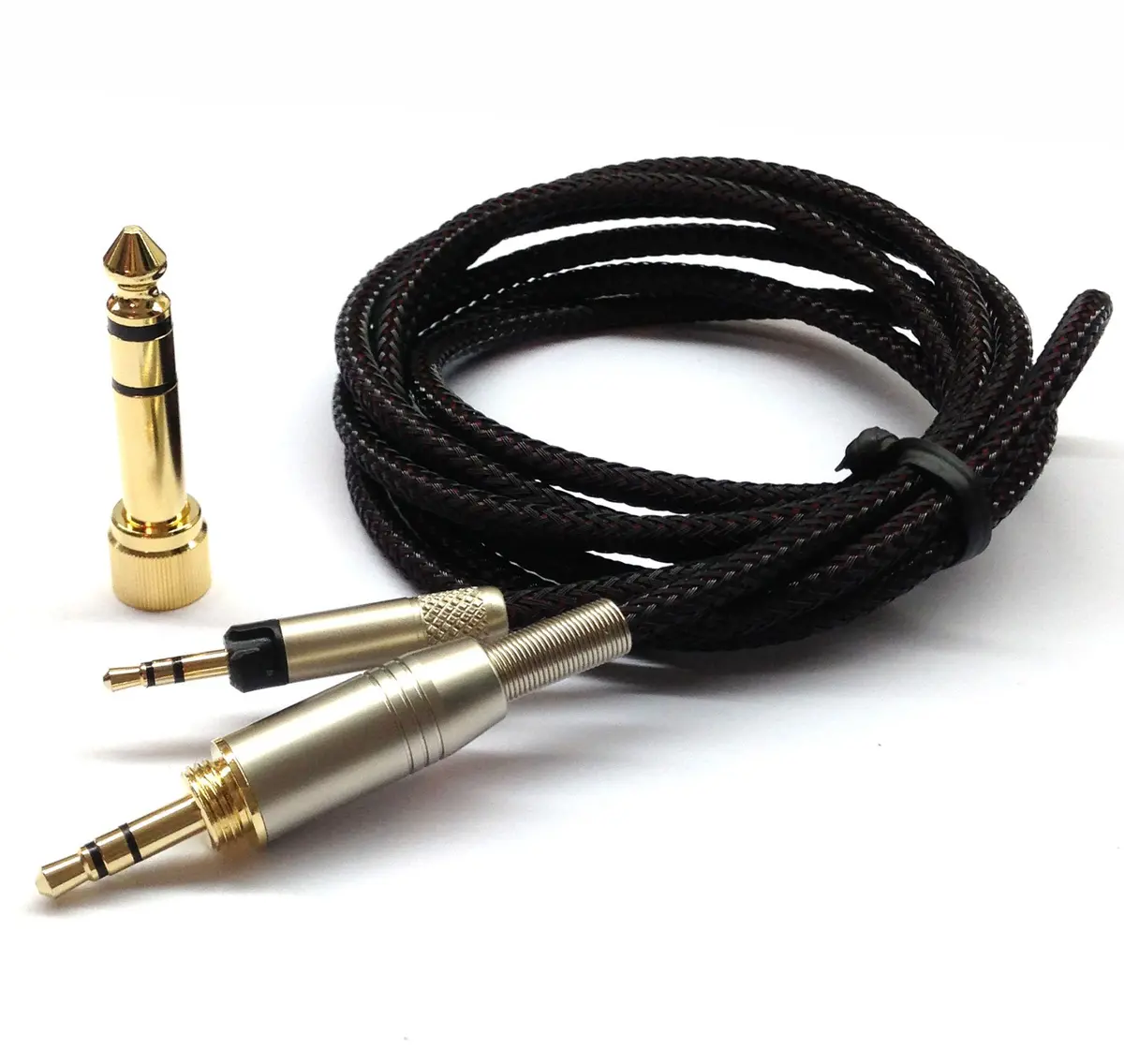 NewFantasia Replacement Audio Cable for Audio Technica ATH-M50x, ATH-M40x, ATH-M70x Headphones 2.5m (8.3ft) | Braided OFC Wire - main product image
