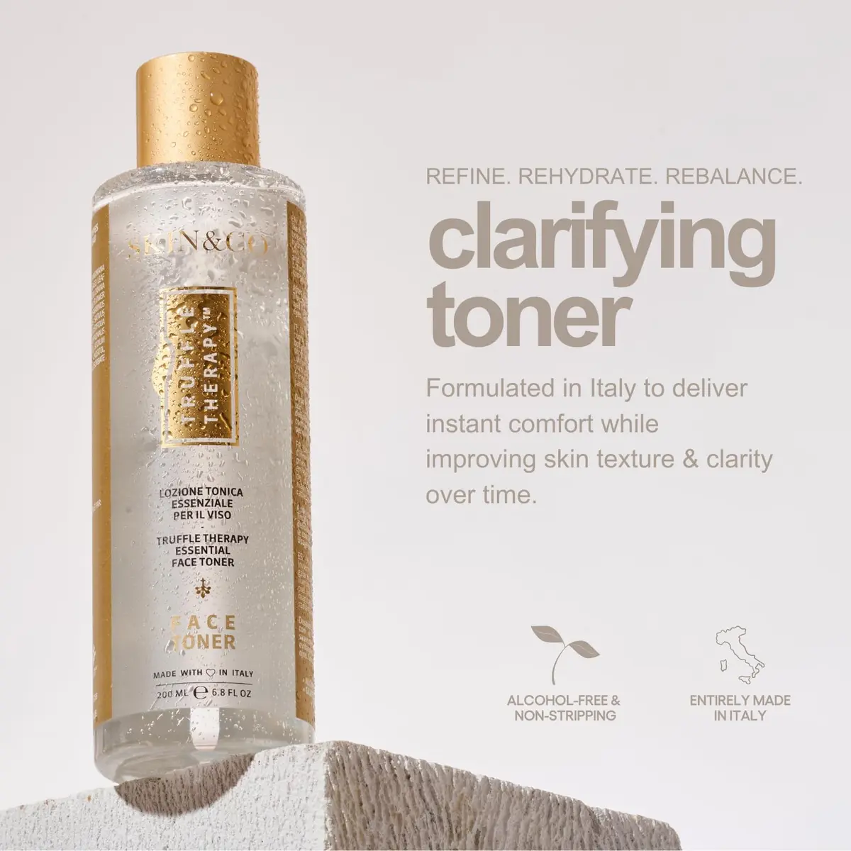 SKIN&CO Roma Truffle Therapy Face Toner 6.8 Fl Oz | Pore-Minimizing, Alcohol-Free, Hydrating - view 2