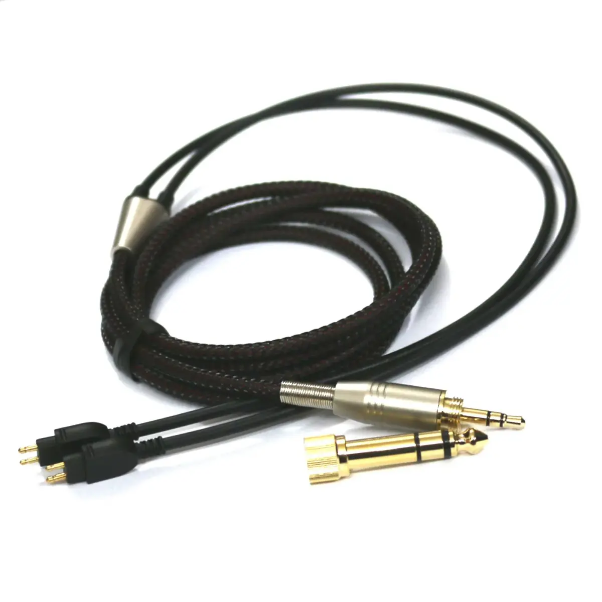 NewFantasia Replacement Audio Upgrade Cable for Sennheiser HD650, HD600, HD580, HD660S, Massdrop HD6XX Headphones | 1.2m (4ft) Braided OFC - main product image