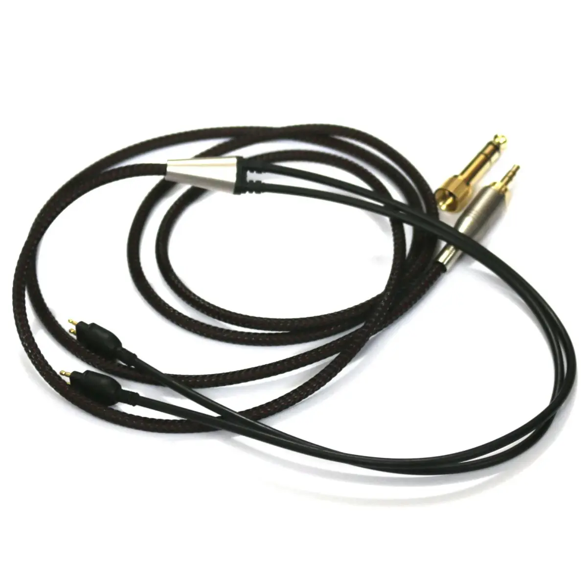 NewFantasia Replacement Audio Upgrade Cable for Sennheiser HD650, HD600, HD580, HD660S, Massdrop HD6XX Headphones | 1.2m (4ft) Braided OFC - view 2