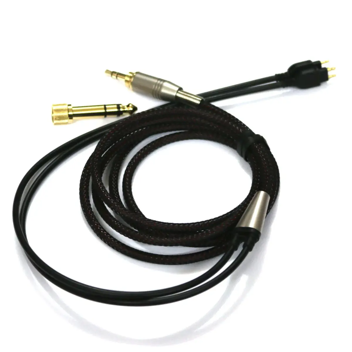 NewFantasia Replacement Audio Upgrade Cable for Sennheiser HD650, HD600, HD580, HD660S, Massdrop HD6XX Headphones | 1.2m (4ft) Braided OFC - view 3