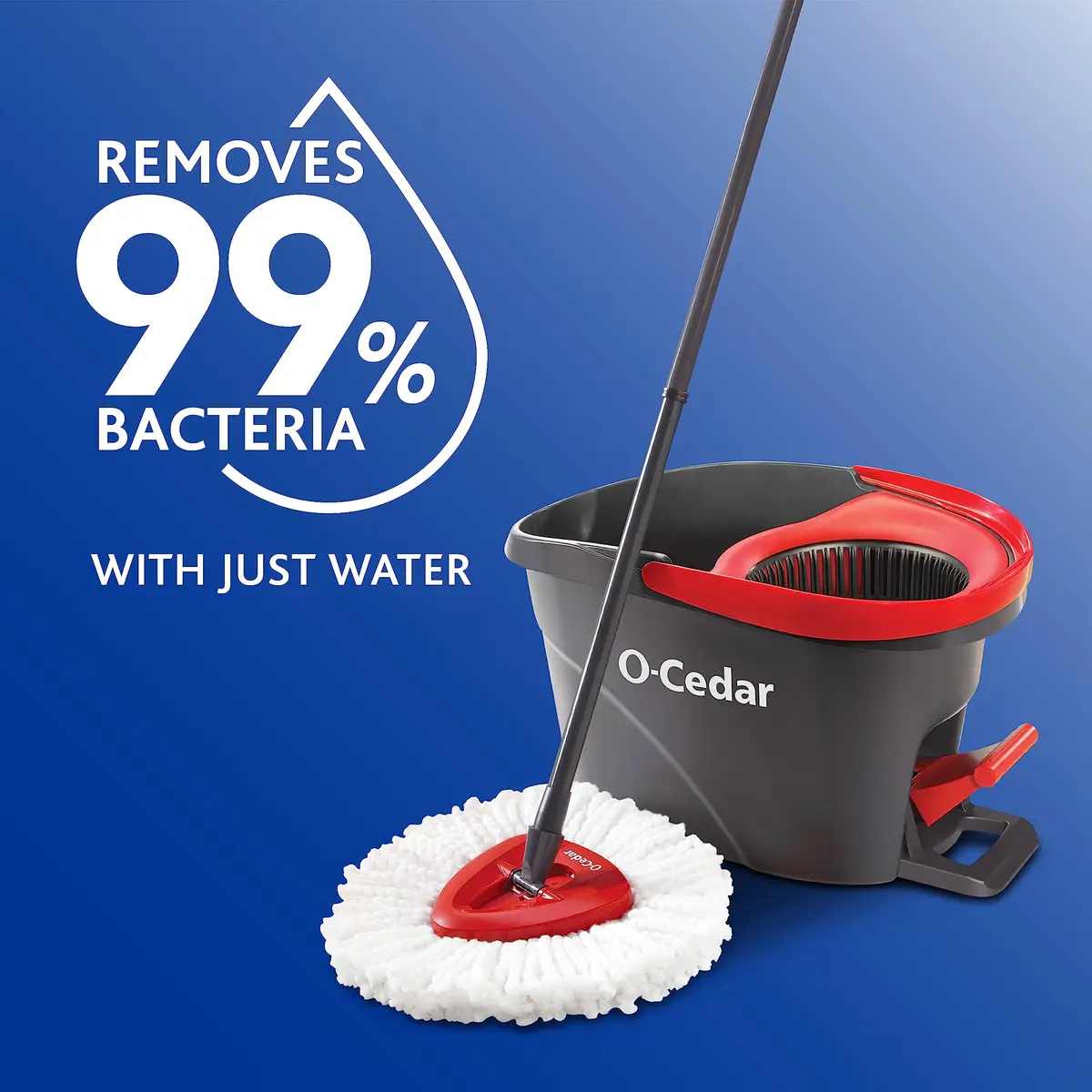 O-Cedar EasyWring Microfiber Spin Mop and Bucket System | Efficient Hard Floor Cleaning in India - view 6