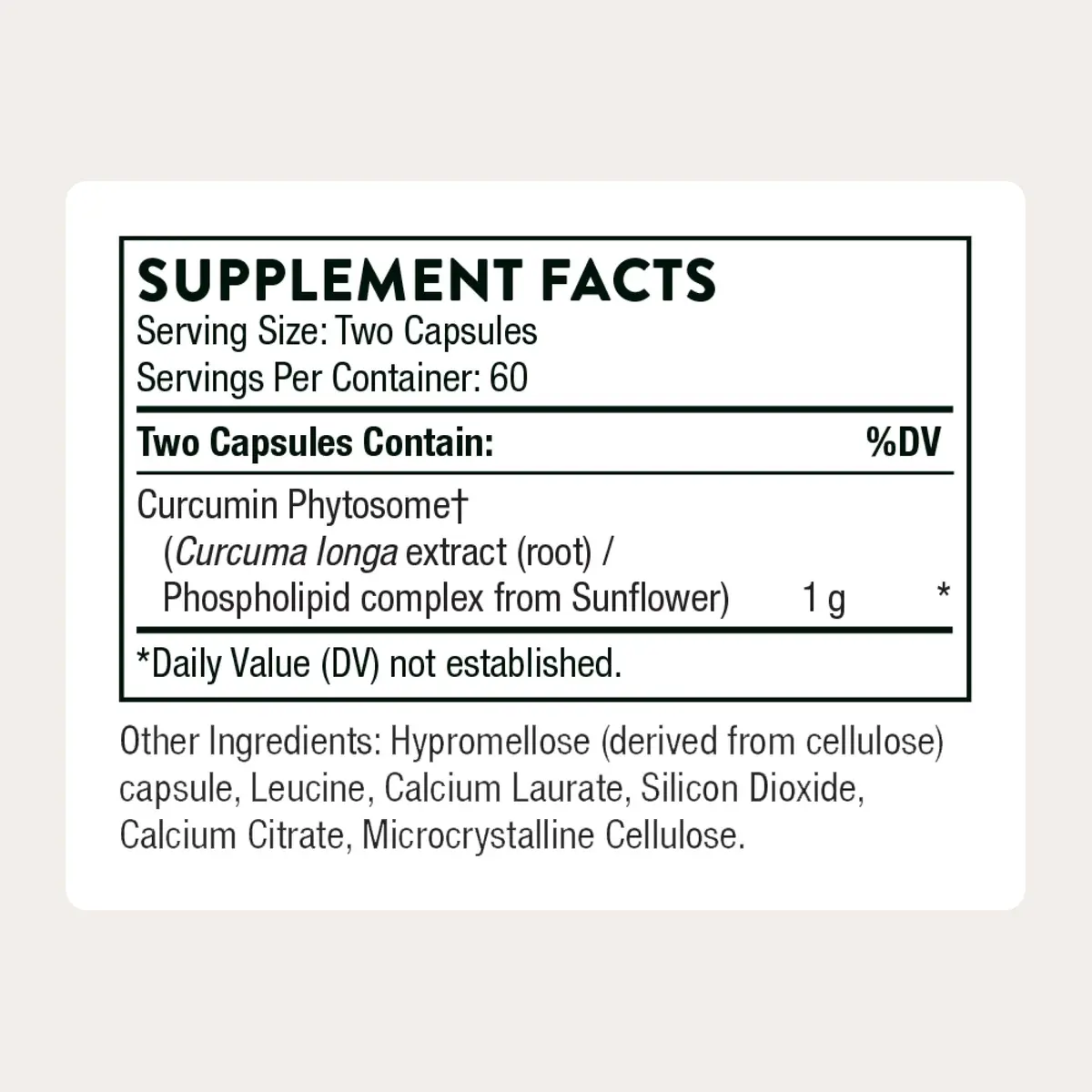 Thorne Curcumin Phytosome 1,000 mg | Supports Joint & Liver Health, 120 Capsules - view 2