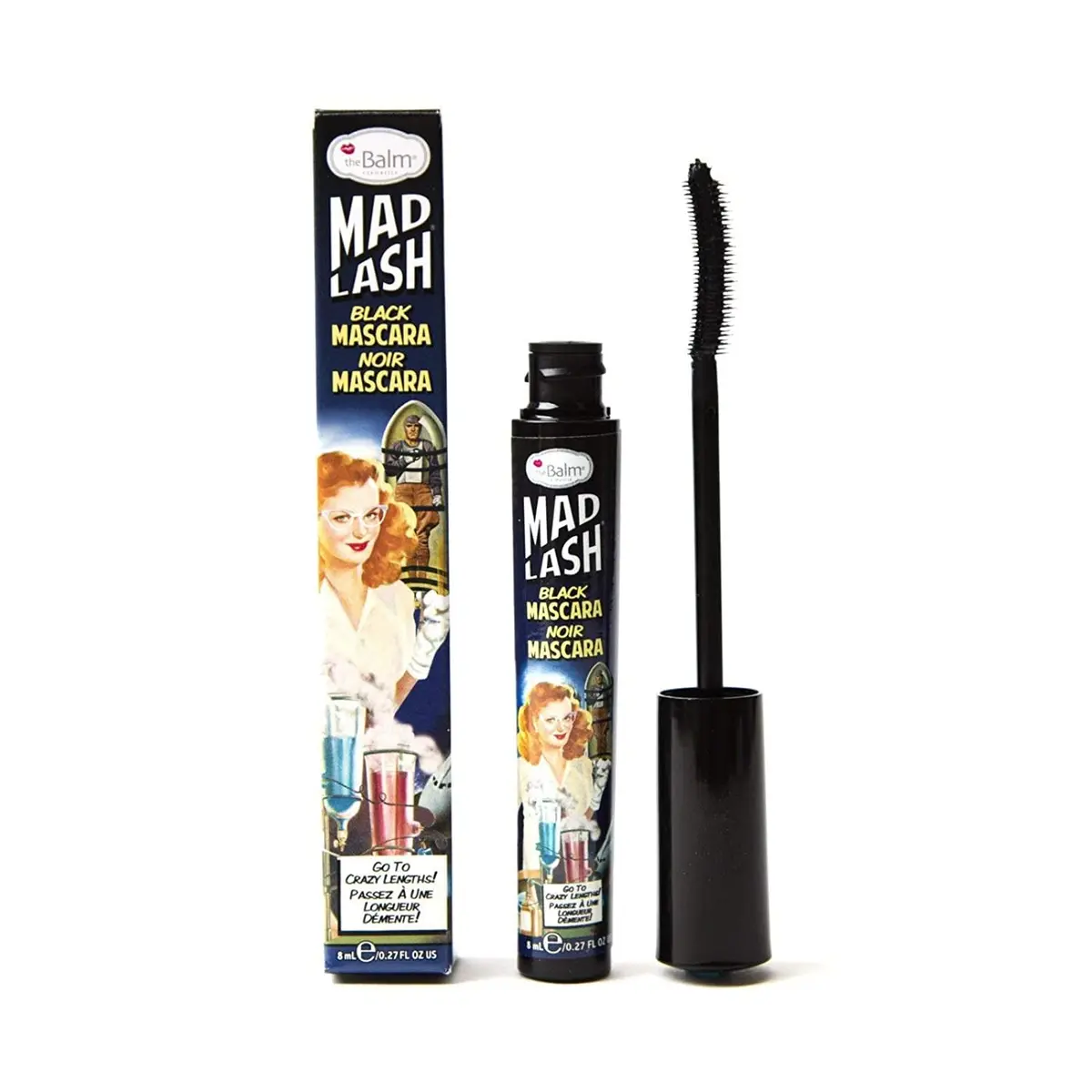 theBalm Mad Lash Voluminous Water-Resistant Mascara 0.27 Fl Oz | Intense Volume & Lengthening - main product image