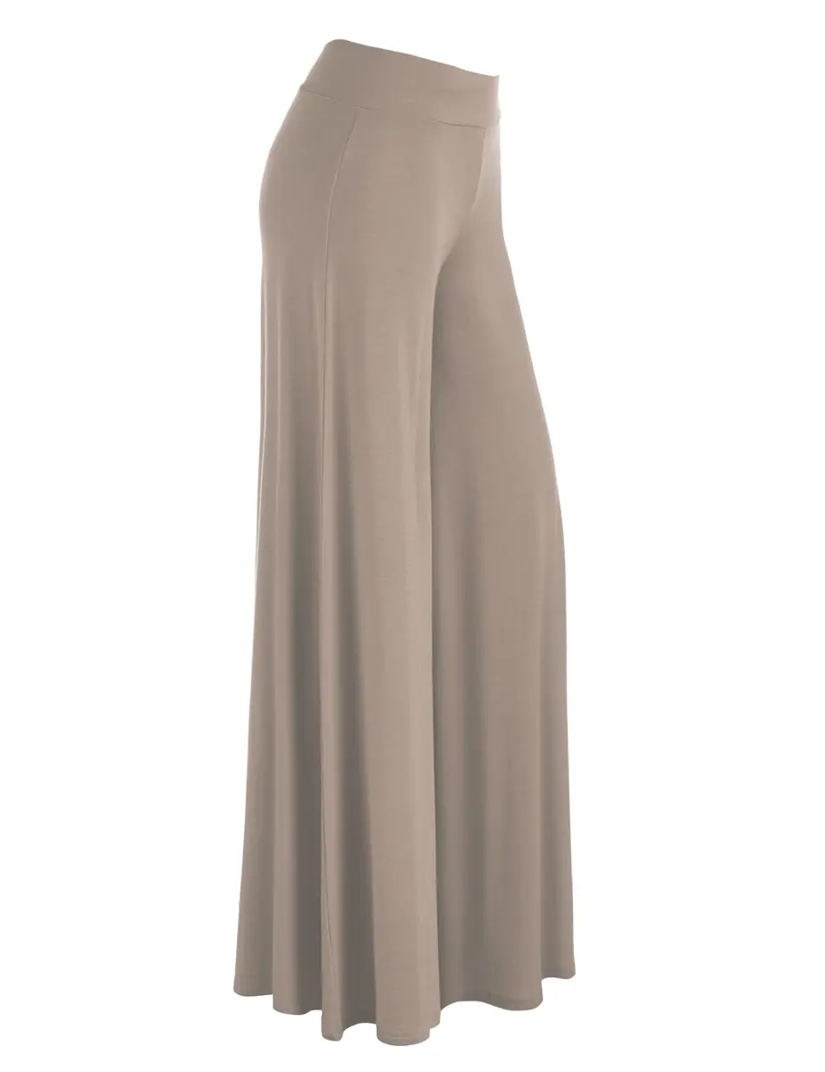 Made By Johnny Womens Wide Leg Palazzo Lounge Pants Medium | Casual Chic Comfort - view 6