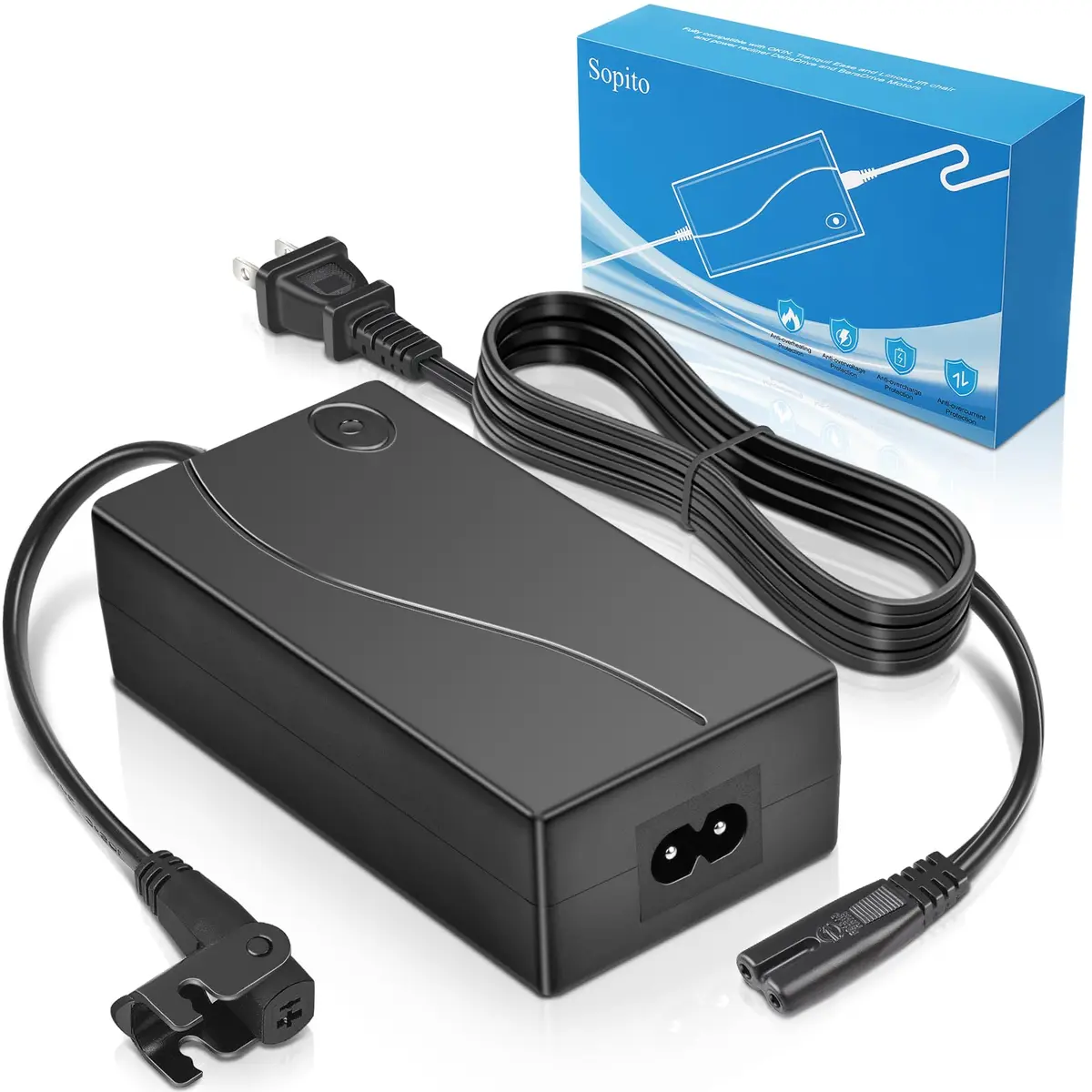 Sopito Power Recliner Power Supply 29V 58W | Universal 2-Pin AC/DC Adapter for Recliner Chairs - main product image
