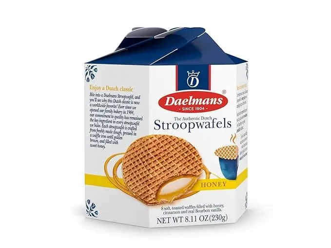 Daelmans Honey Stroopwafels 8.11 Oz (Pack of 3) | Dutch Waffle Cookies with Honey & Cinnamon - view 3