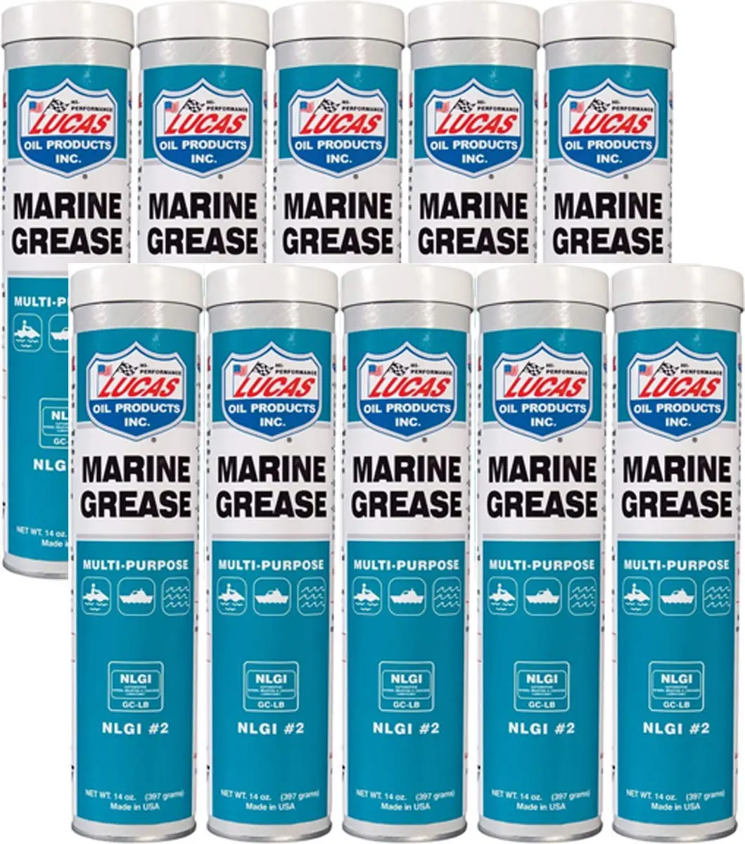Lucas Oil Marine Grease 14 oz (140 fl oz total) | NLGI GC-LB Certified Lithium Complex for Bearings and Chassis - main product image