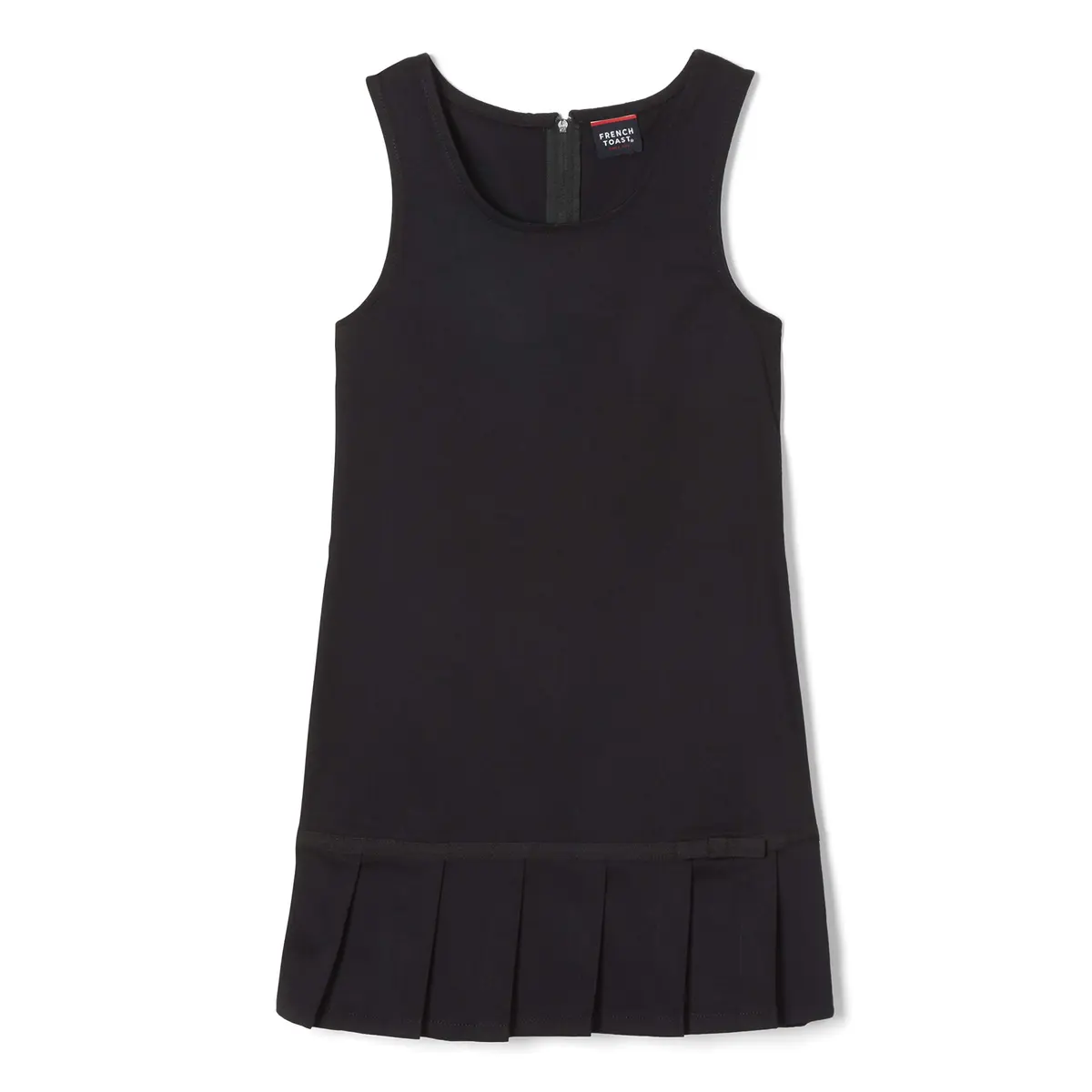 French Toast Girls' Ribbon Bow Pleated Jumper, Black, 6 | Classic School Uniform for Girls - view 5