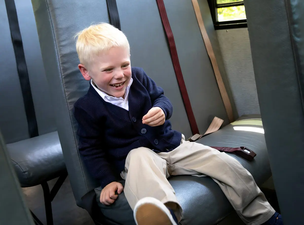 French Toast Boys Relaxed Fit Khaki School Uniform Pant 20 | Durable & Comfortable - view 3