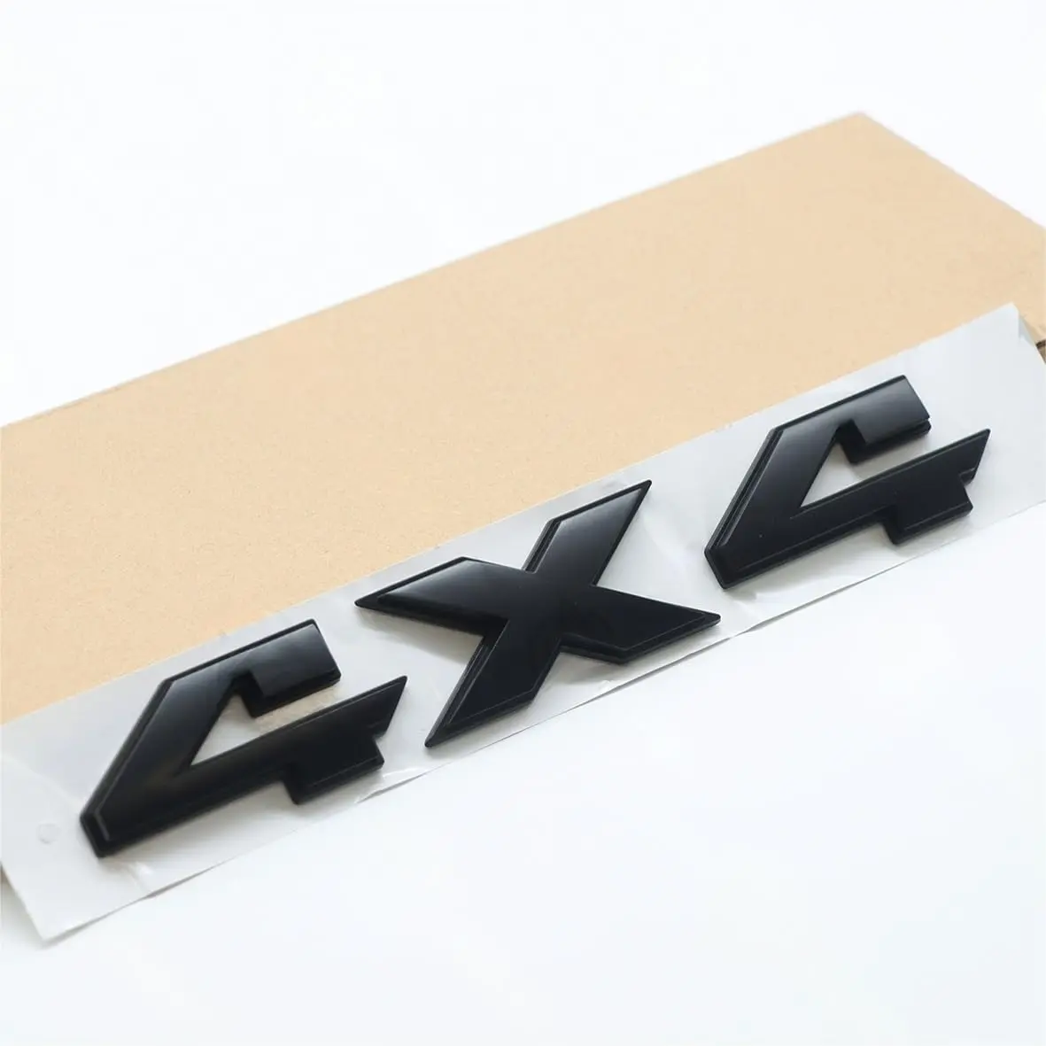 Yoaoo Vehicle Emblem 4x4 Badge 8.5" x 1.5" | Matte Black OEM 2007-2018 - main product image
