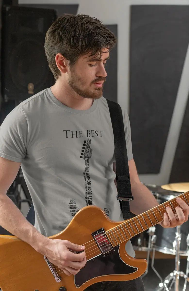 Customised Perfection Guitar Legends 1959 American Standard Stratocaster T-Shirt | Classic Rock & Blues Tribute (70-120 chars) - view 6