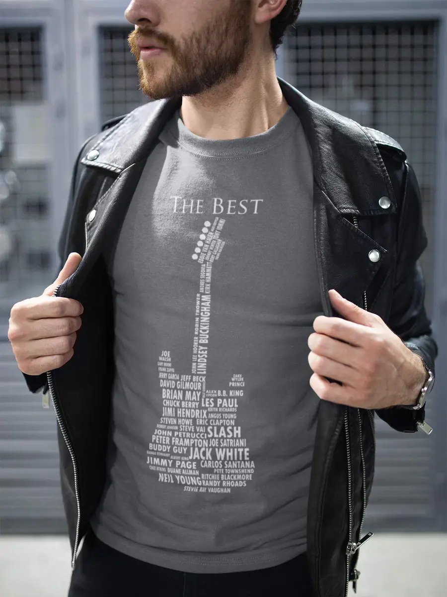 Customised Perfection Guitar Legends 1959 American Standard Stratocaster T-Shirt | Classic Rock & Blues Tribute (70-120 chars) - view 9