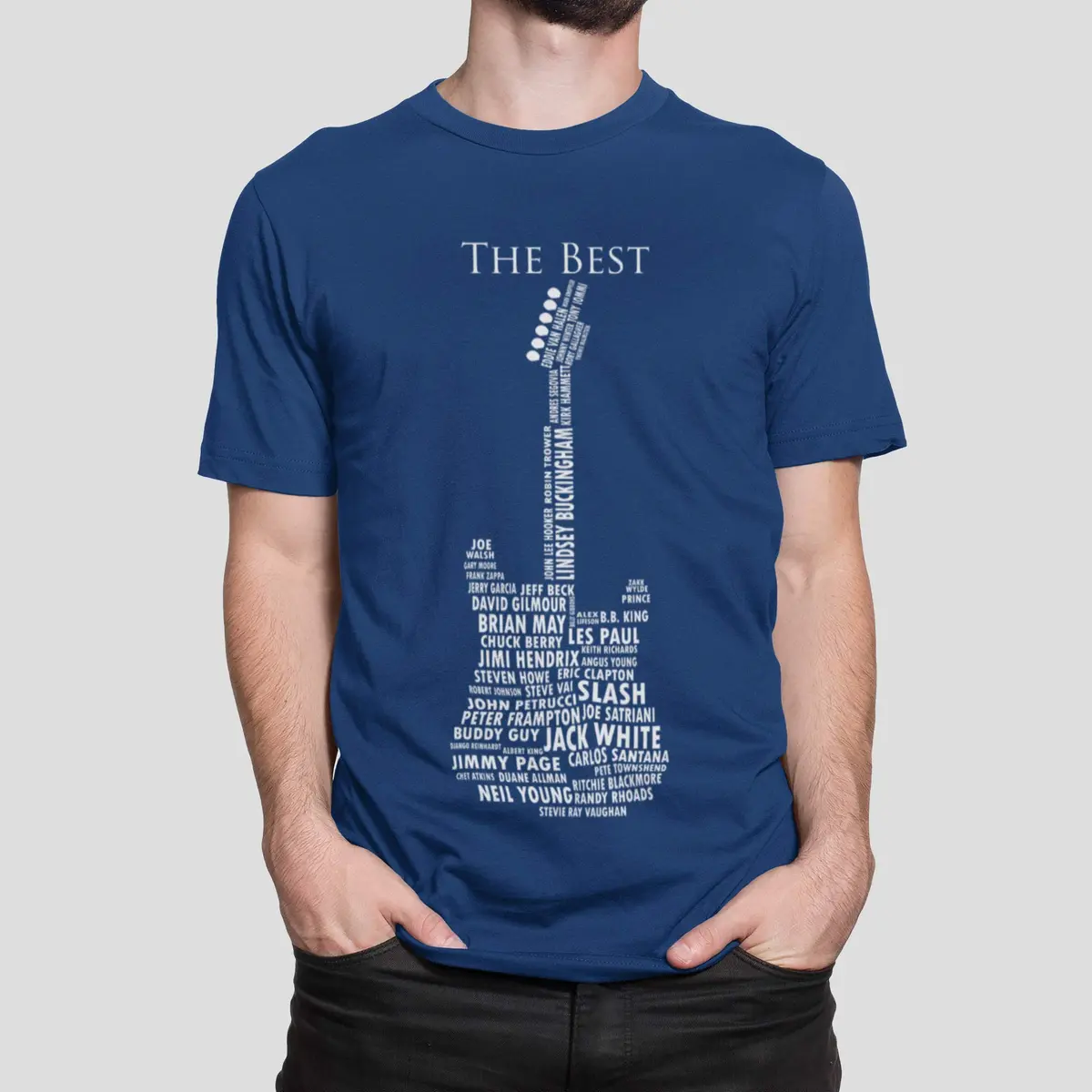 Customised Perfection Guitar Legends 1959 American Standard Stratocaster T-Shirt | Classic Rock & Blues Tribute (70-120 chars) - view 7