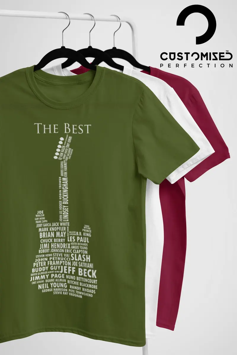 Customised Perfection Guitar Legends 1959 American Standard Stratocaster T-Shirt | Classic Rock & Blues Tribute (70-120 chars) - view 4