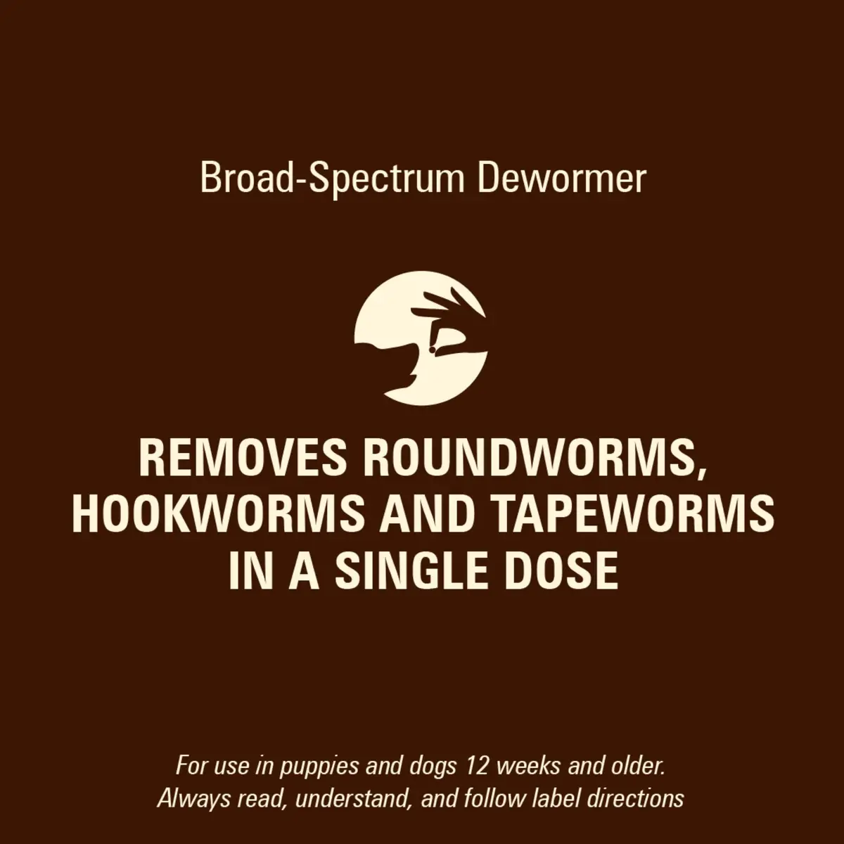WORM X PLUS 7 Way De-Wormer Chewables for Dogs 6 Count | Broad Spectrum Tapeworm & Hookworm Control - view 4