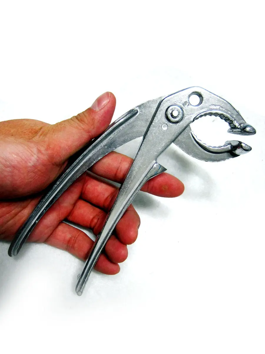 Pot Grabb Aluminum Tongs for Hot Pot & Oven, Silver | Light & Professional-Grade - view 3