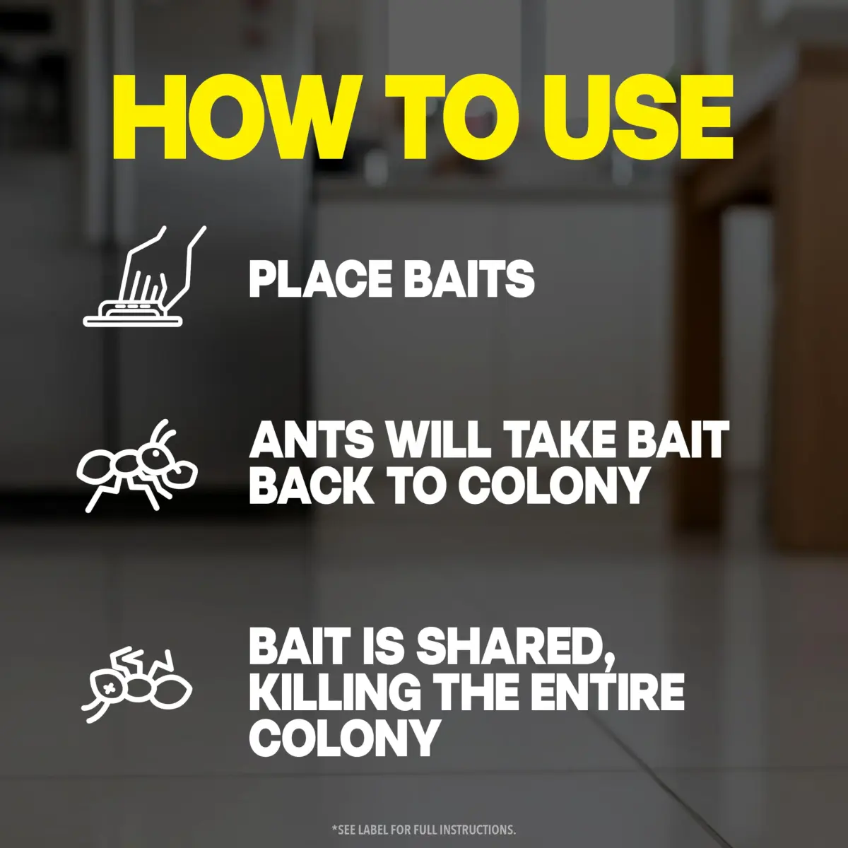 Raid Ant Killer Baits, Child Resistant, 8 Count | Kills Ants Where They Hide - view 7