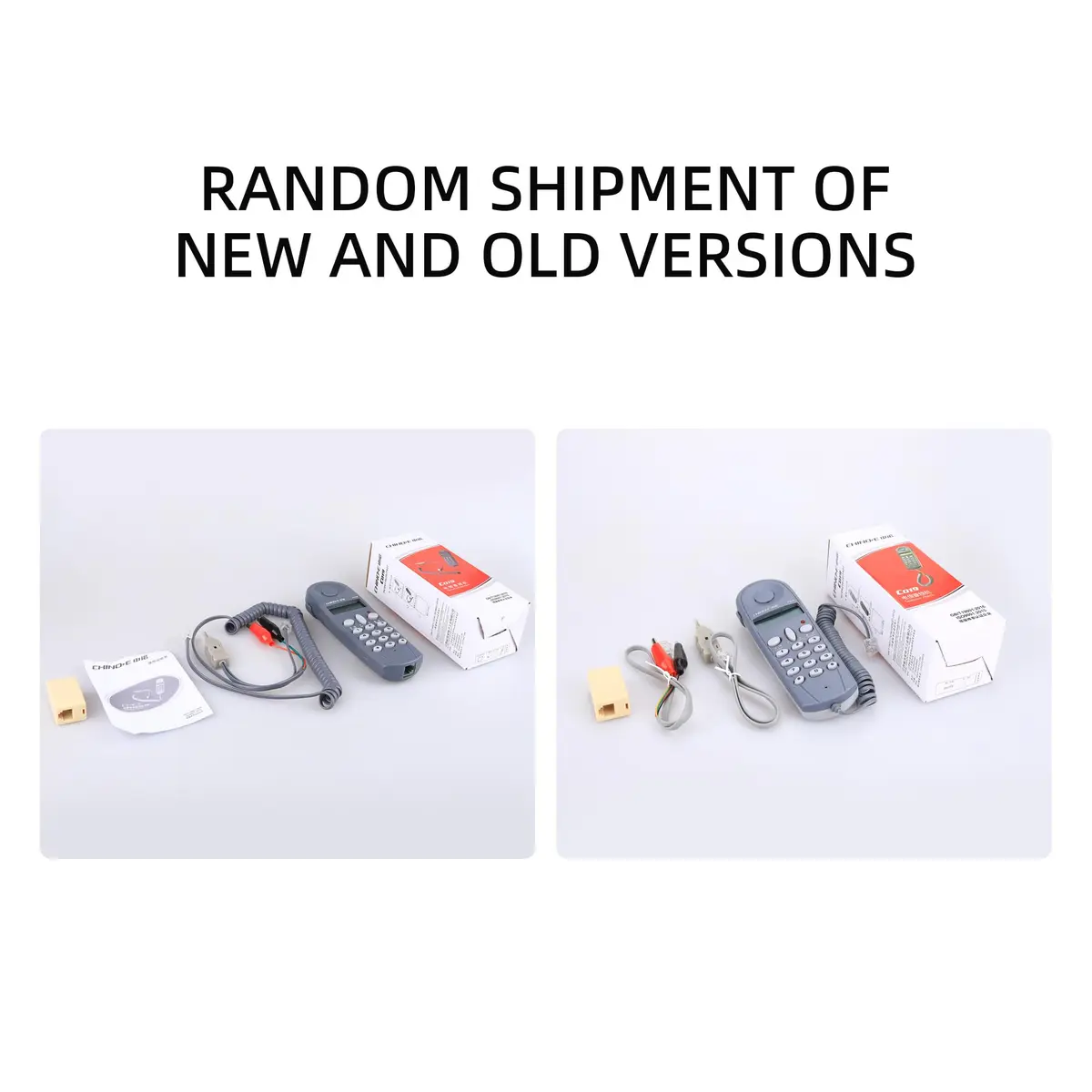 Cruiser C019 Telephone Line Network Cable Tester with Connectors and Joiner | Handheld Lineman Tool - view 2