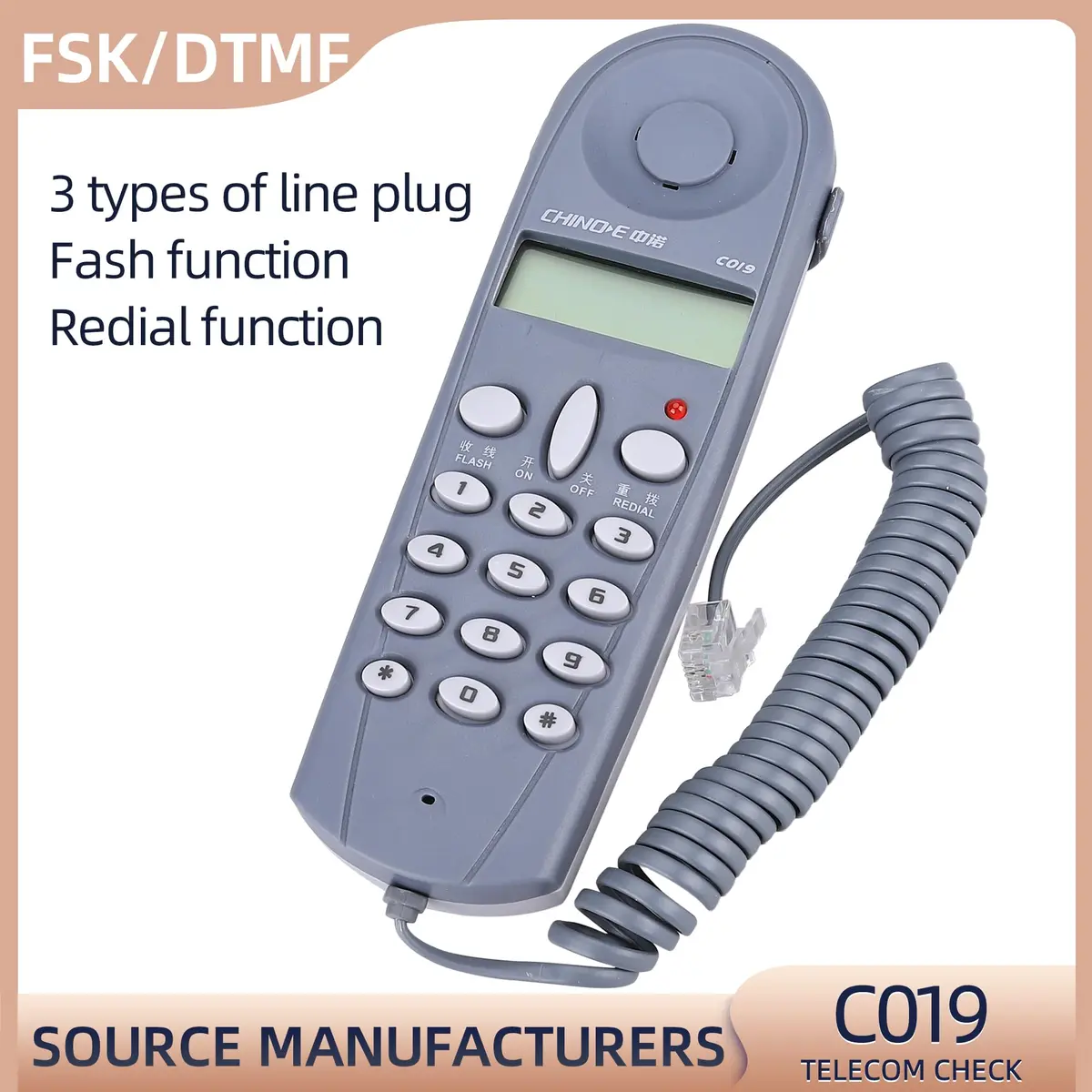 Cruiser C019 Telephone Line Network Cable Tester with Connectors and Joiner | Handheld Lineman Tool - view 4