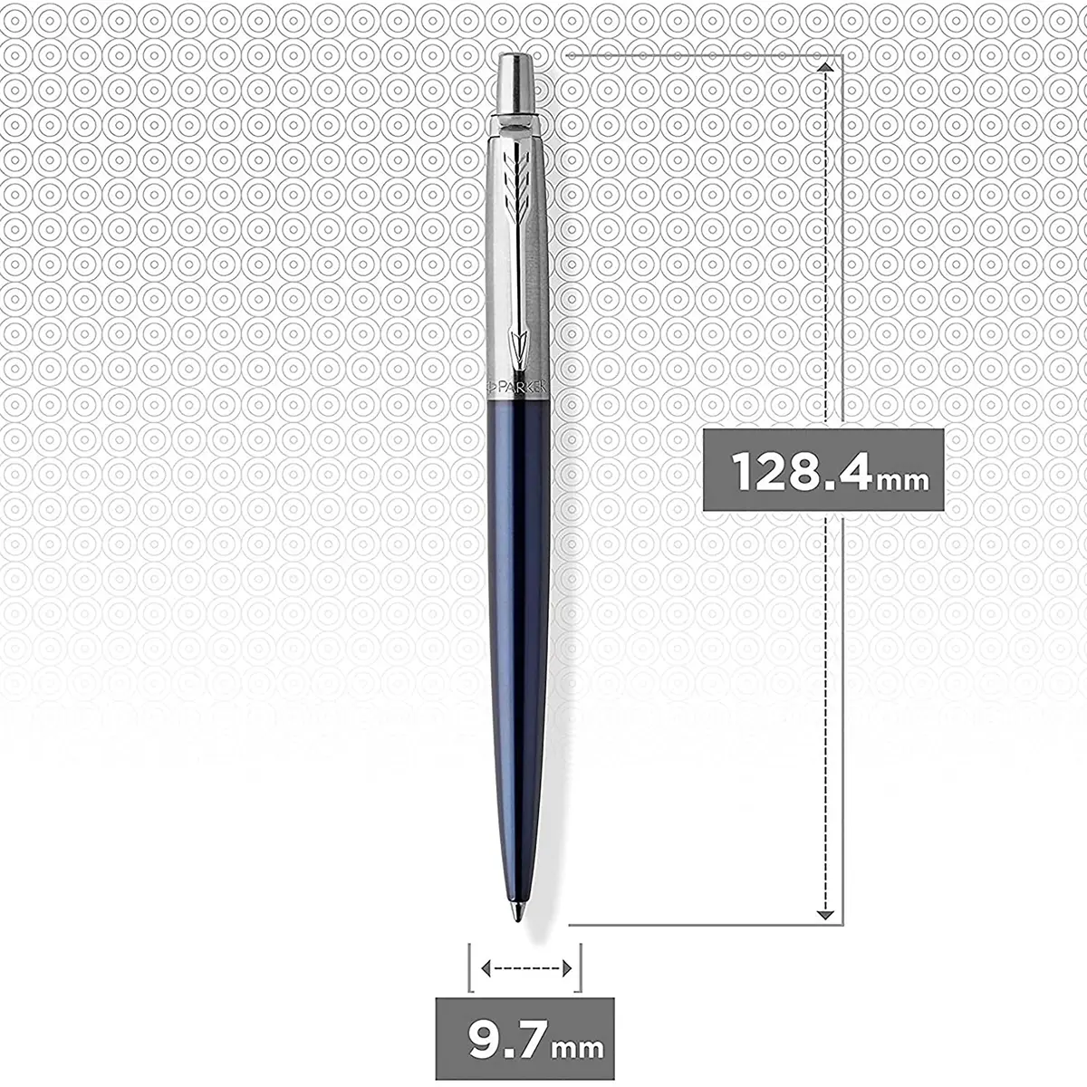 Parker Jotter Ballpoint Pen Royal Blue | Medium Point Blue Ink Gift Box (1953186) | Iconic Design - view 8