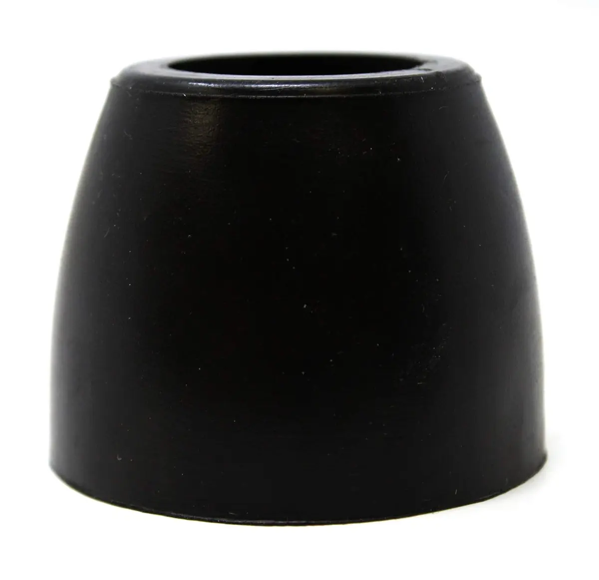JSP Manufacturing 2" Rubber Cone Stop Bumper for Cargo Trailer Ramp Door | Heavy Duty Automotive Grade Rubber - main product image