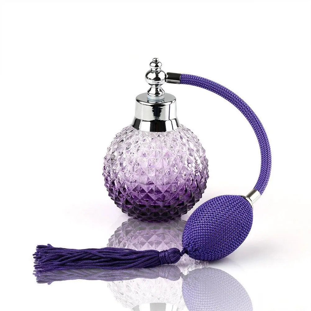 yueton 100ml Refillable Perfume Atomizer Spray Bottle | Vintage Crystal Style, Reusable, Repackaging & Gift - main product image