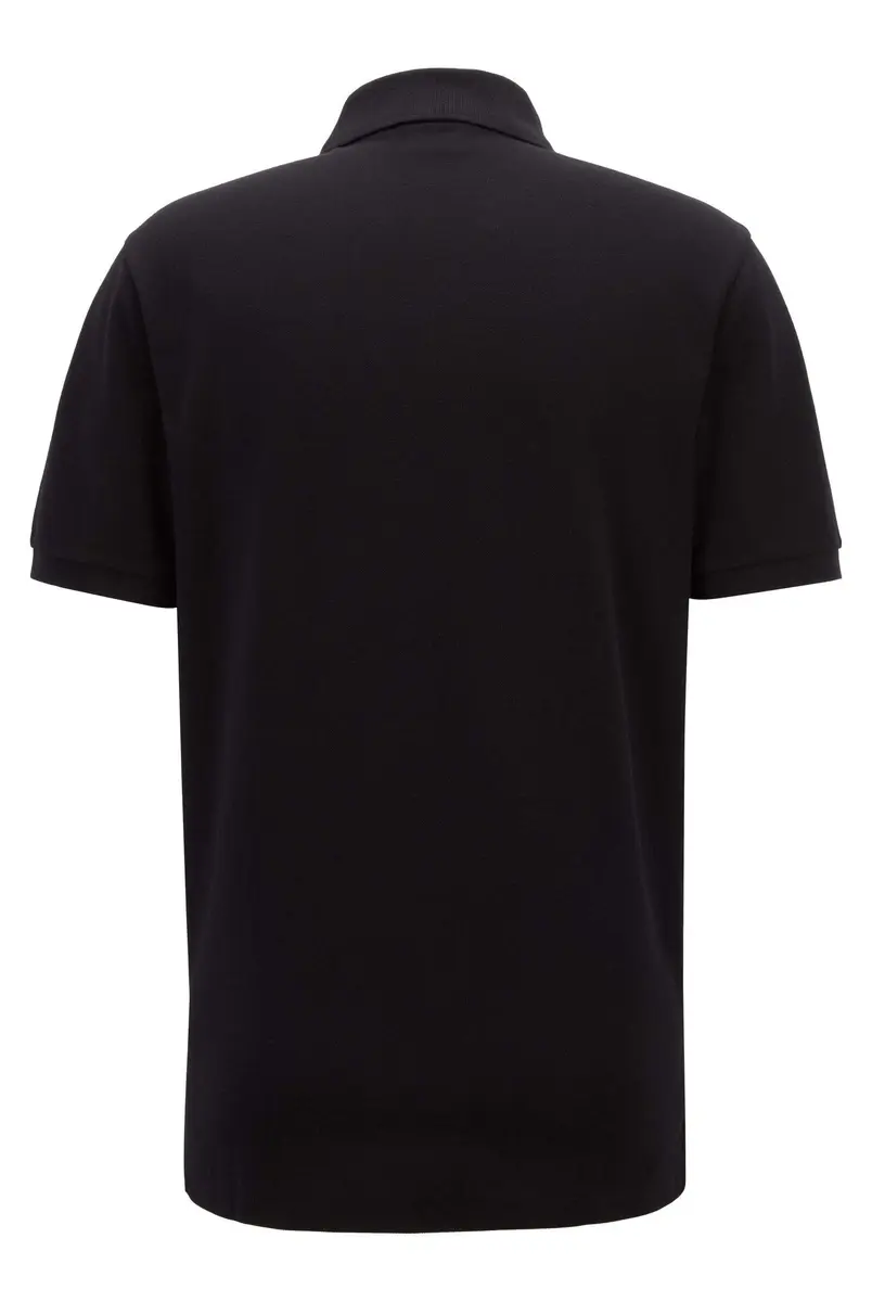 Boss Pallas Short Sleeve Polo Shirt in Black | Moisture-Wicking, Odor-Control, Regular Fit - view 5