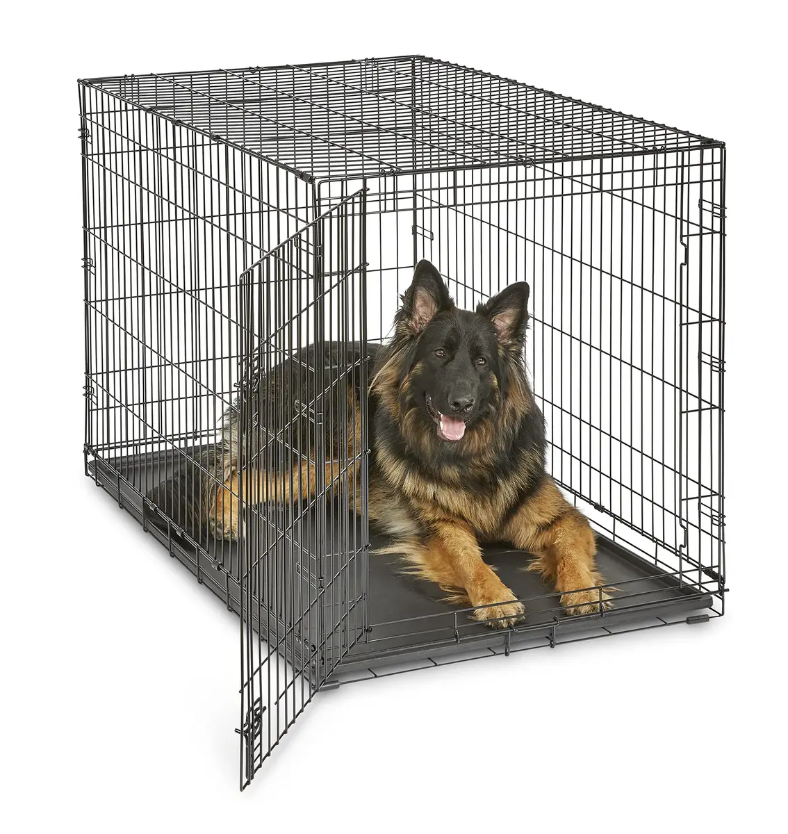 New World 48-Inch Single Door Dog Crate XL Breeds 90-110 lbs | Secure, Durable & Foldable - main product image