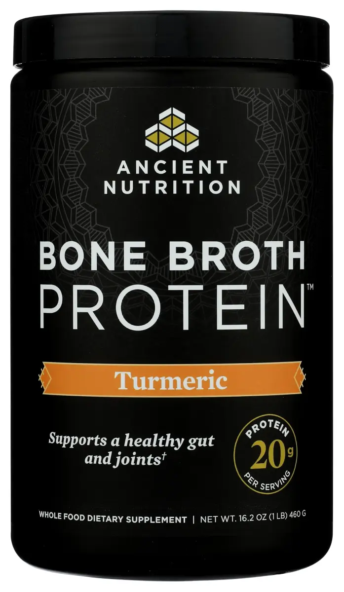 Ancient Nutrition Turmeric Bone Broth Protein Powder | 20 Servings | Gluten-Free - view 4