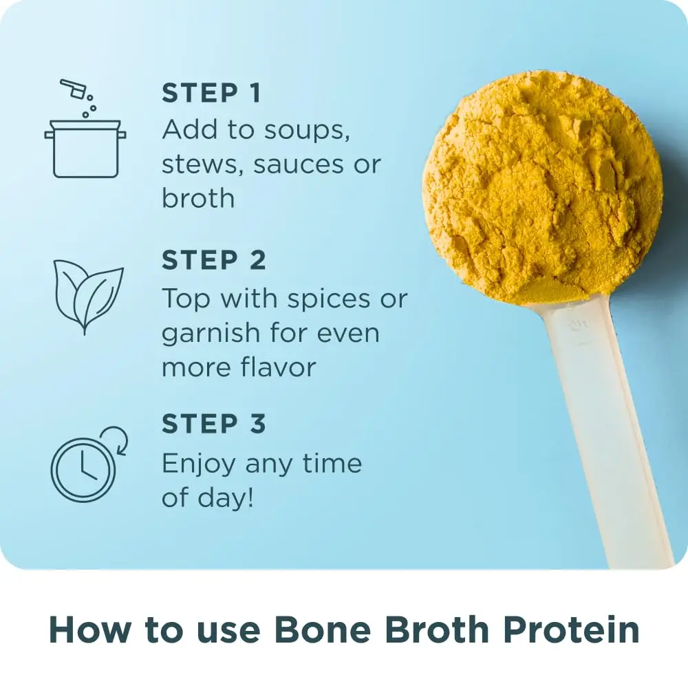 Ancient Nutrition Bone Broth Protein Powder, Savory Turmeric | Supports Joint & Gut Health - view 8