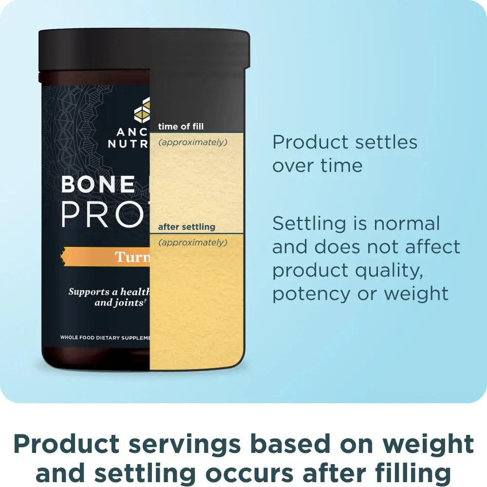 Ancient Nutrition Bone Broth Protein Powder, Savory Turmeric | Supports Joint & Gut Health - view 9