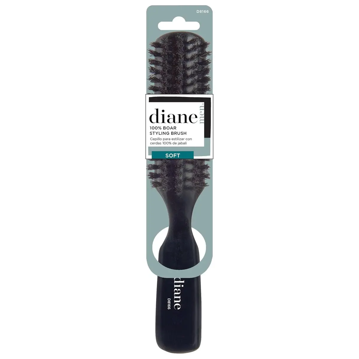 Diane 100% Soft Boar Bristle Styling Brush | Gentle on Sensitive Scalps, Creates Shine - main product image