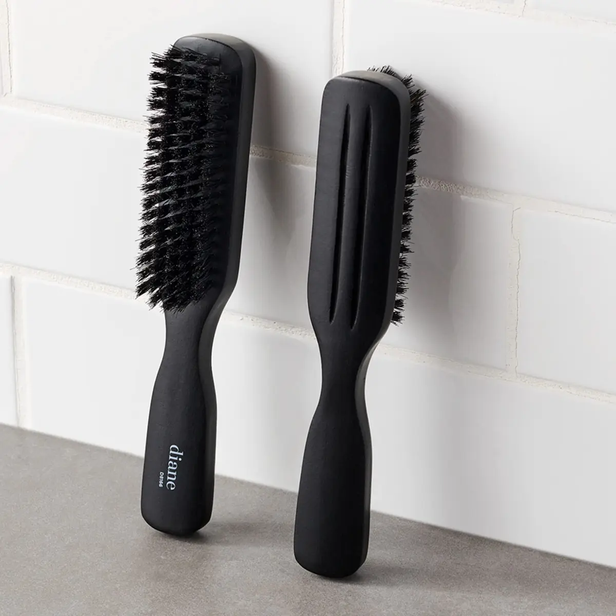 Diane 100% Soft Boar Bristle Styling Brush | Gentle on Sensitive Scalps, Creates Shine - view 6