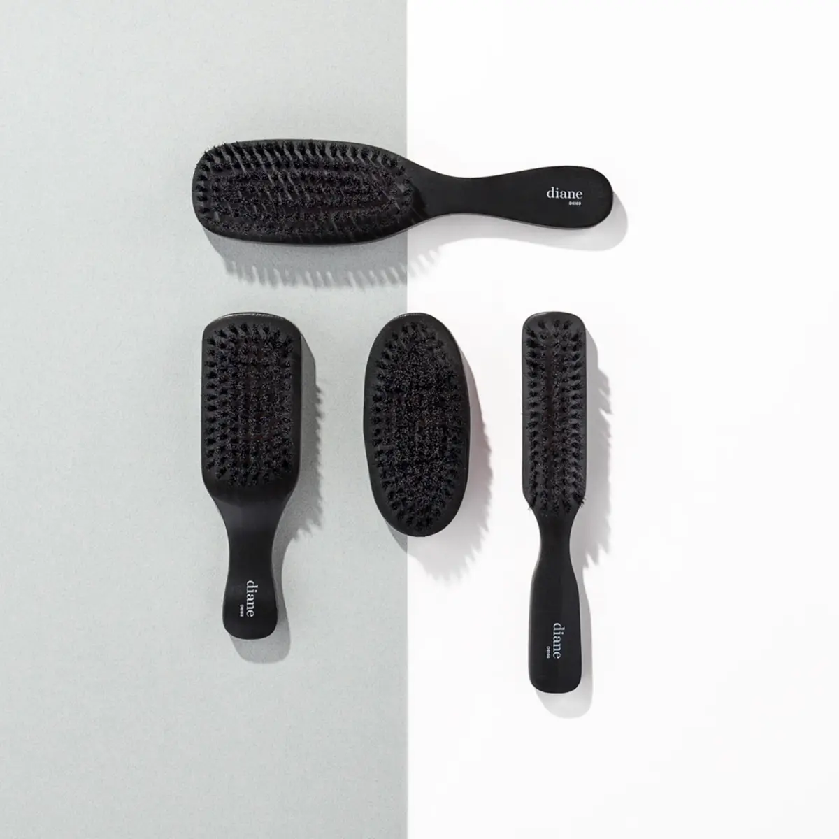 Diane 100% Soft Boar Bristle Styling Brush | Gentle on Sensitive Scalps, Creates Shine - view 3