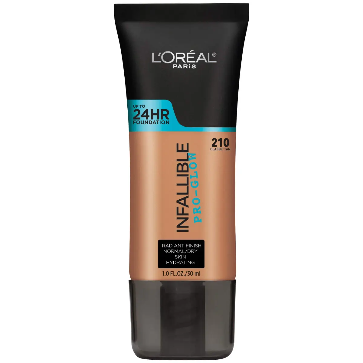 L'Oreal Paris Infallible Pro Glow Foundation Buff Beige 29.57ml (1 Fl Oz) | Hydrating Glow, Medium Coverage - main product image