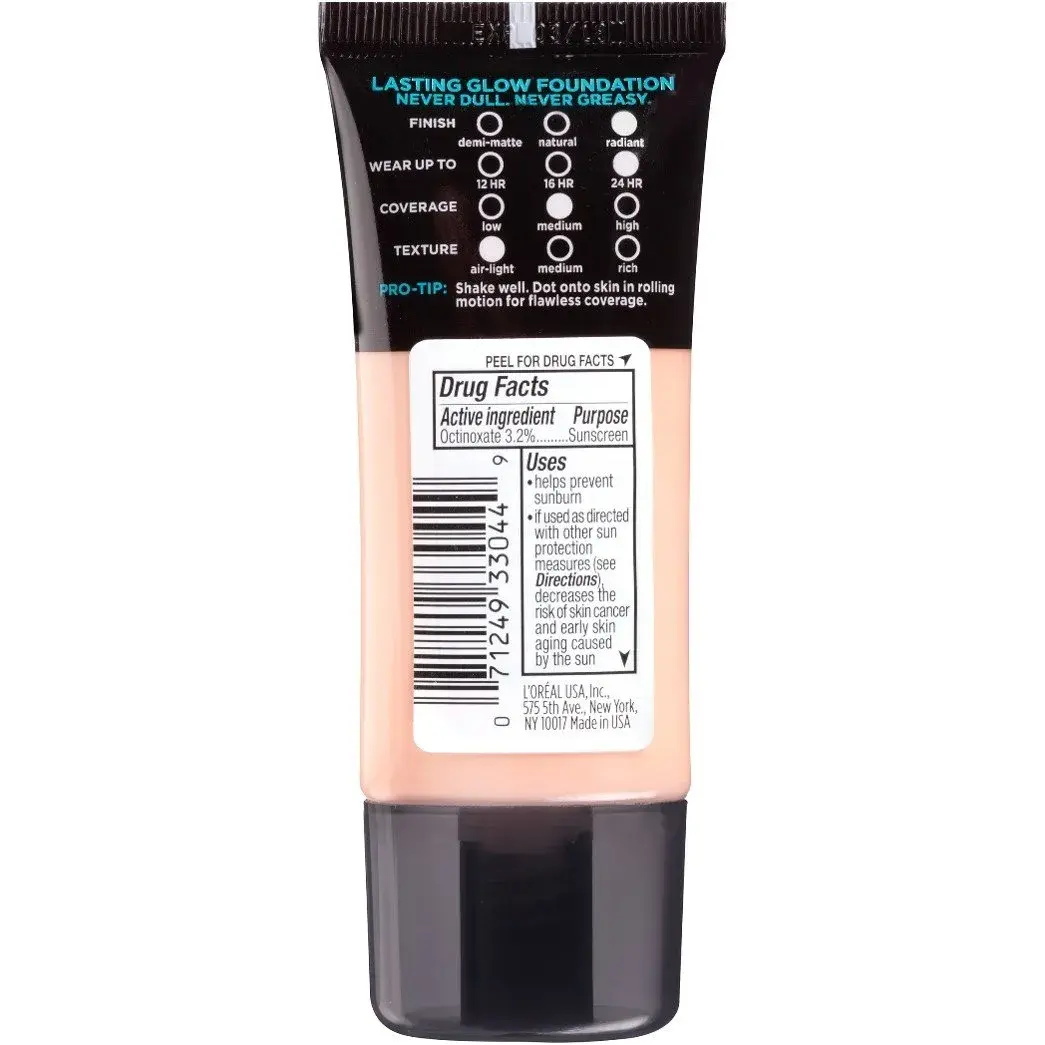 L'Oreal Paris Infallible Pro-Glow Foundation - Classic Ivory - Hydrating Glow Up to 24HR - view 2