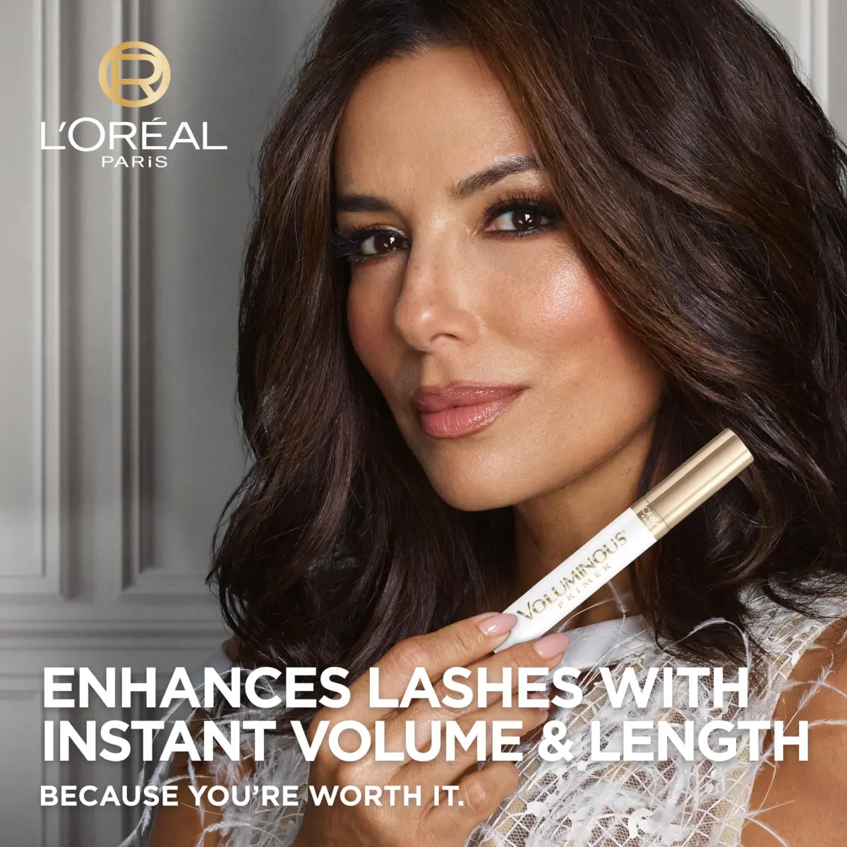 L'Oreal Paris Voluminous Lash Boosting Conditioning Primer Mascara White Primer 7.3ml (0.24 Fl Oz) | Boosts Lashes for Fuller Look - view 3
