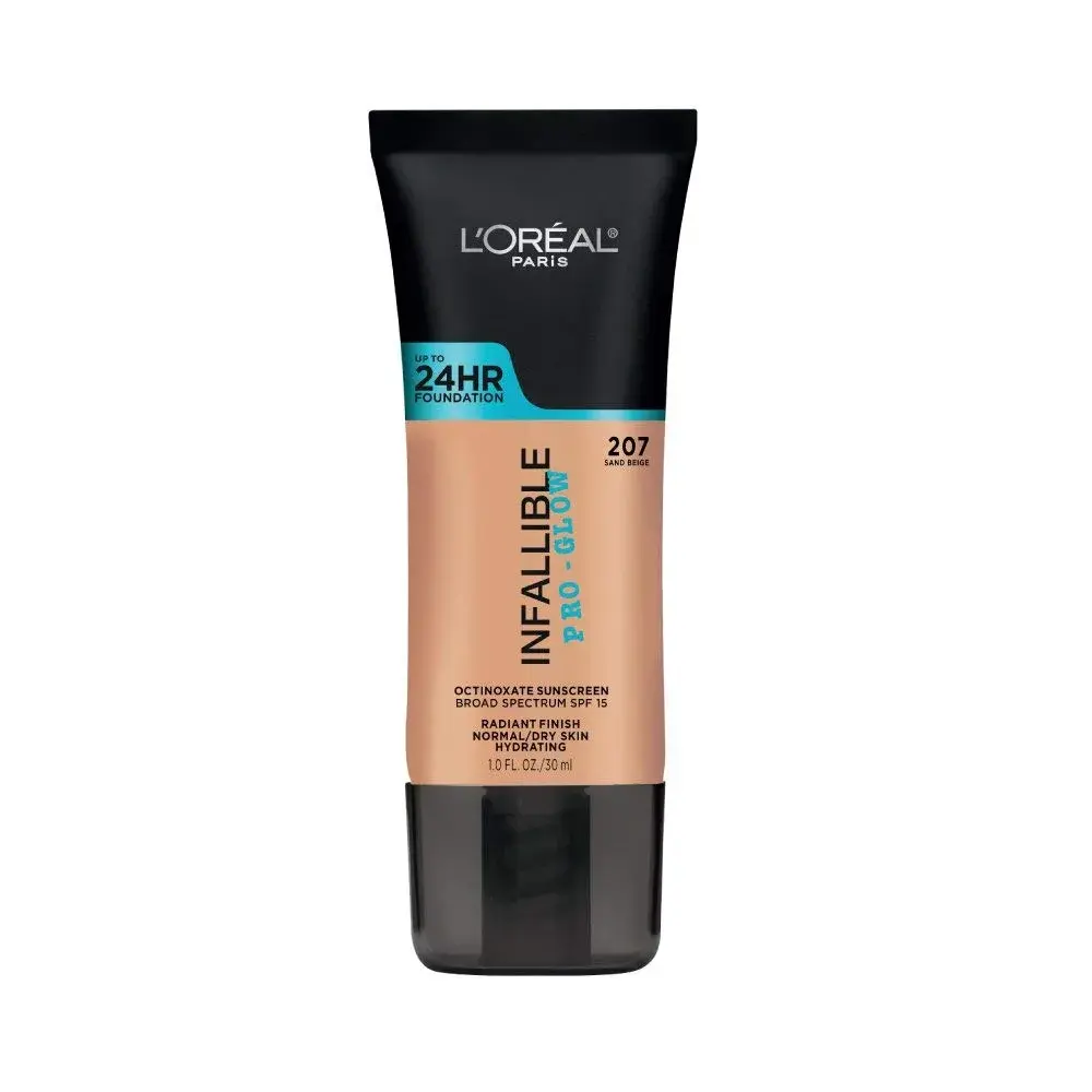 L'Oreal Paris Infallible Pro-Glow Foundation - Sand Beige - Hydrating Glow Up to 24HR - view 2