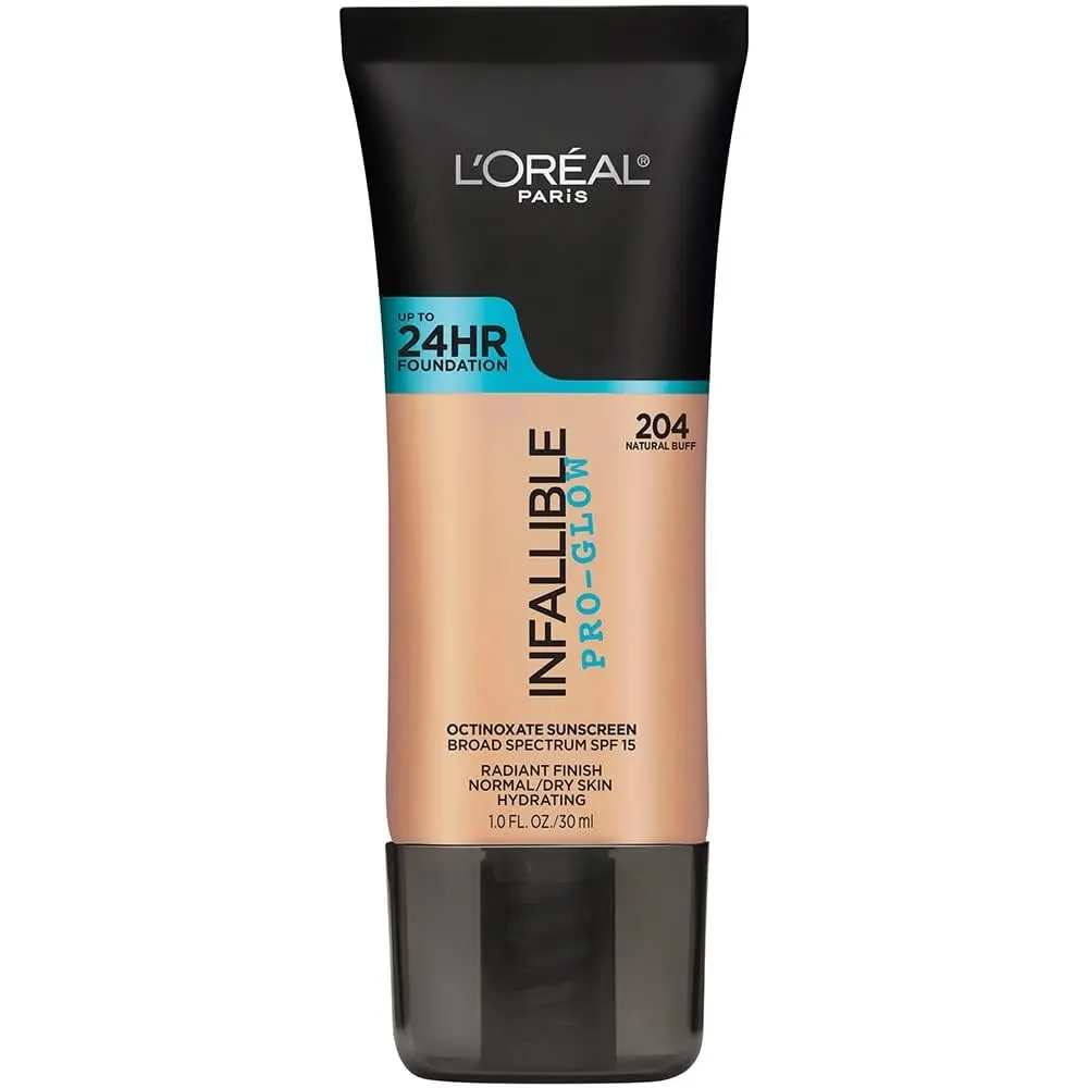 L'Oreal Paris Infallible Pro Glow Foundation 1 fl oz | Hydrating, Longwear, SPF 15 for Dry Skin - main product image