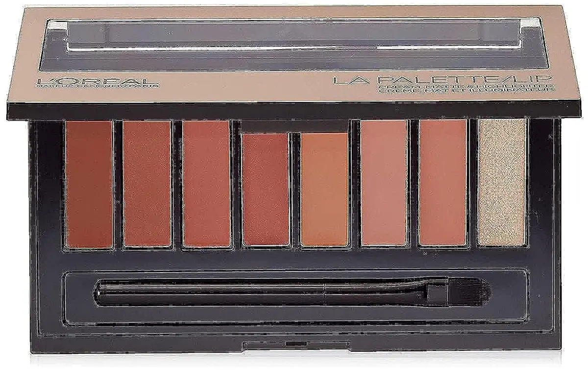L'Oreal Paris Colour Riche La Palette Lip, Nude | Multi-Finish, 8 Shades, Matte & Cream - main product image