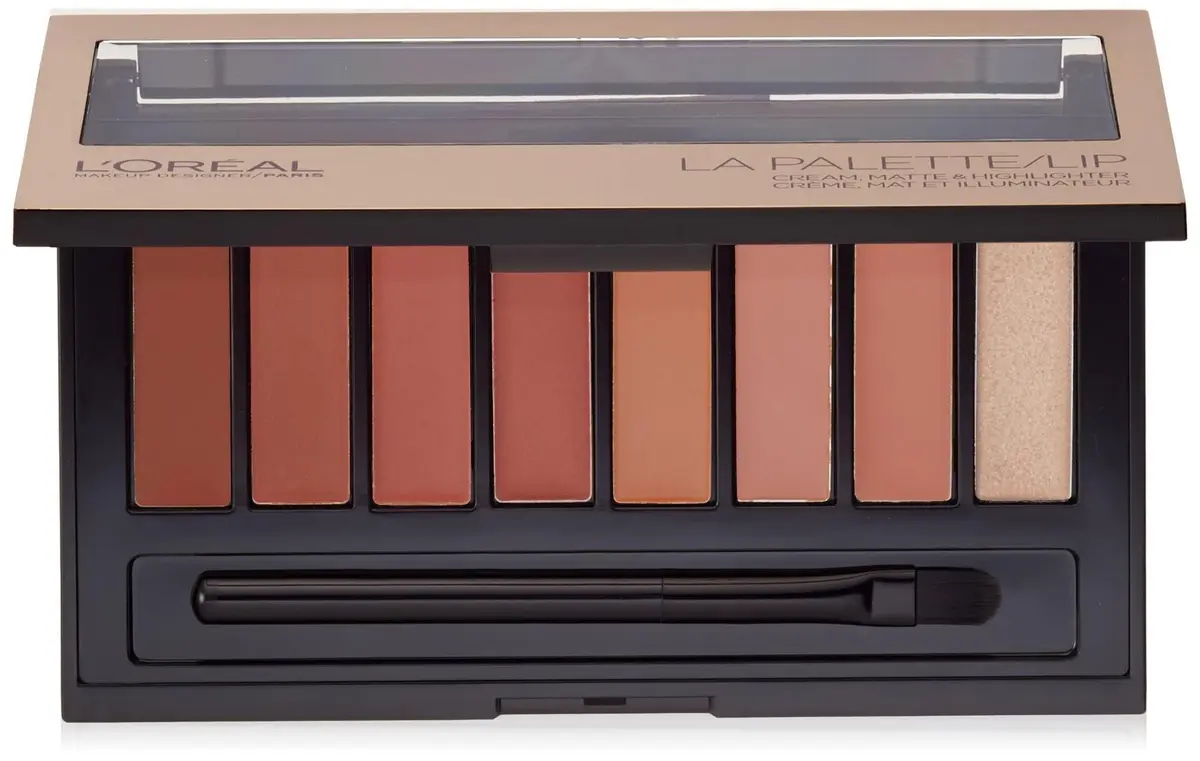 L'Oreal Paris Colour Riche La Palette Lip, Nude | Multi-Finish, 8 Shades, Matte & Cream - view 3